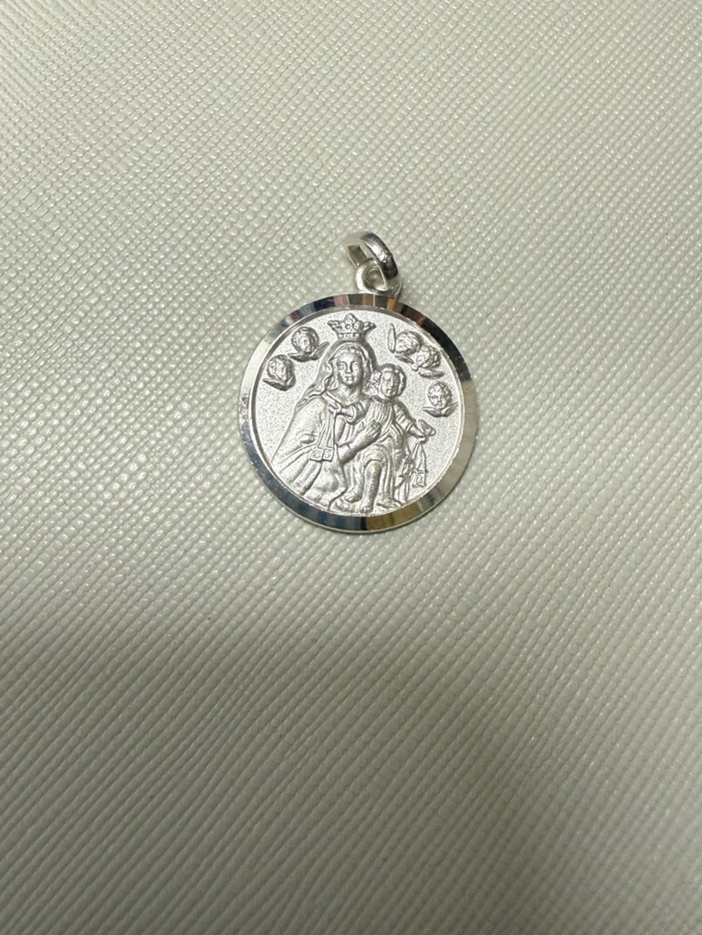 Virgin Mary Pendant - Sterling Silver 925